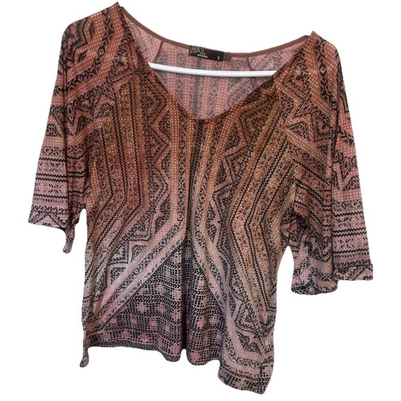 Prana Women’s Small Romy Henna Women’s Patterned Top - Picture 1 of 3